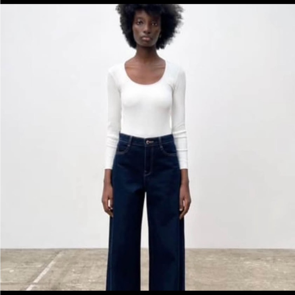 White Long Sleeve body suit